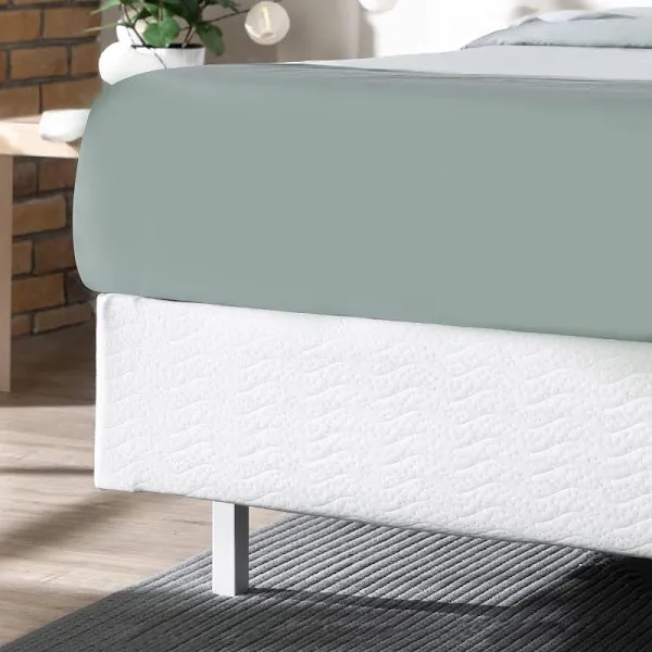 ZINUS 9 Inch Metal Smart Box Spring with Quick Assembly, Mattress Foundation, Strong Metal Frame, Easy Assembly, Queen
