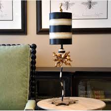 Corbin Table Lamp in Classic Black and White Design