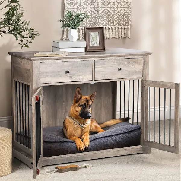 cranbrook dog crate furniture with drawers