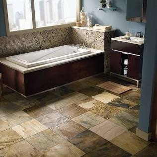 California 16" x 16" Slate Field Tile 