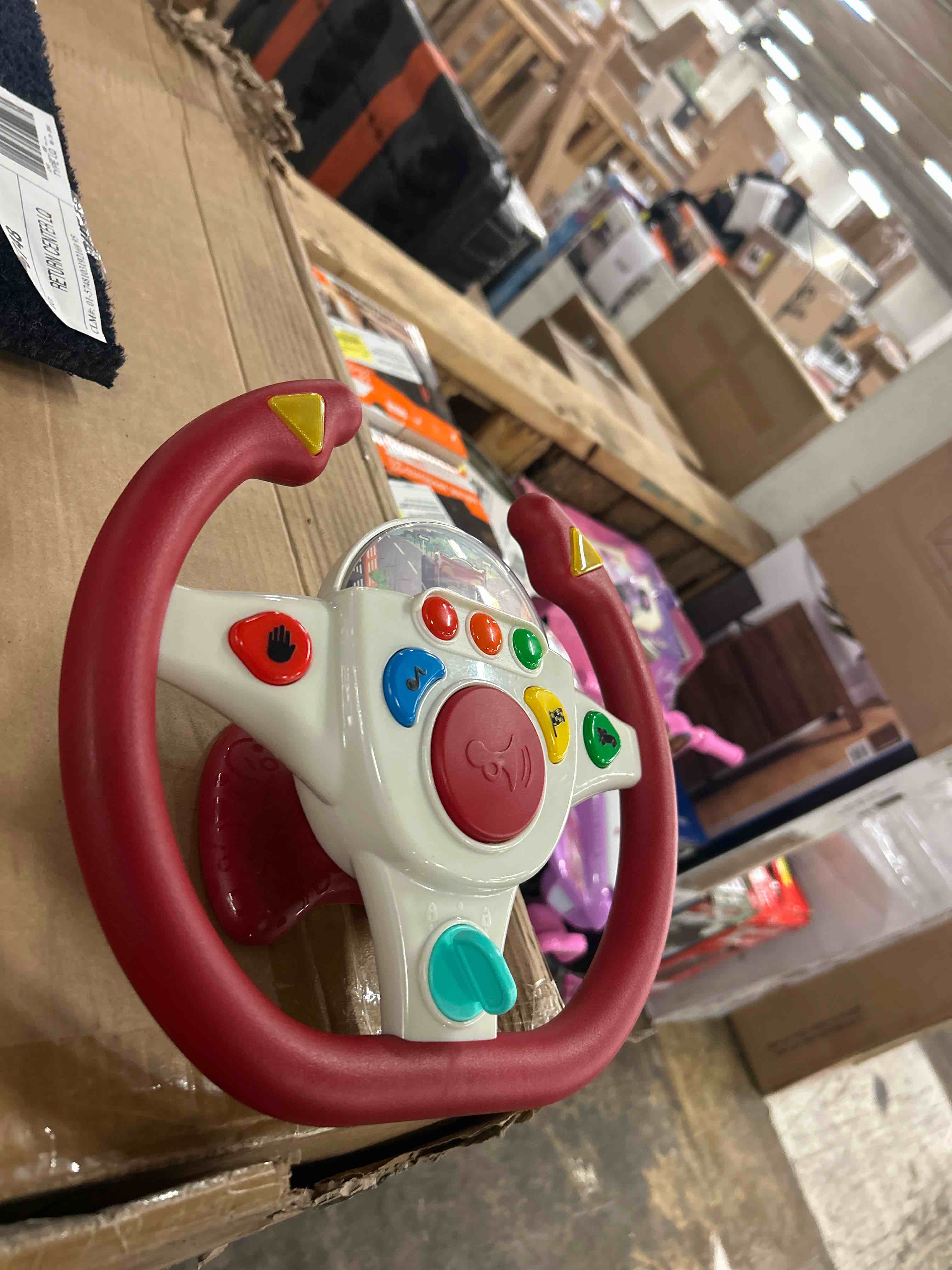 Condition photo showing Good Condition for battat zoom zoom driving wheel with game lights & sounds, toddler and preschool toys