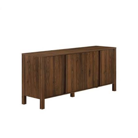 Condition photo showing New/Like New for mainstays 4-door tv console for tv's up to 65'', canyon walnut finish