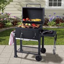 Condition photo showing Good Condition for expert grill charcoal grill, 24 inch heavy duty charcoal grill with wheels, black