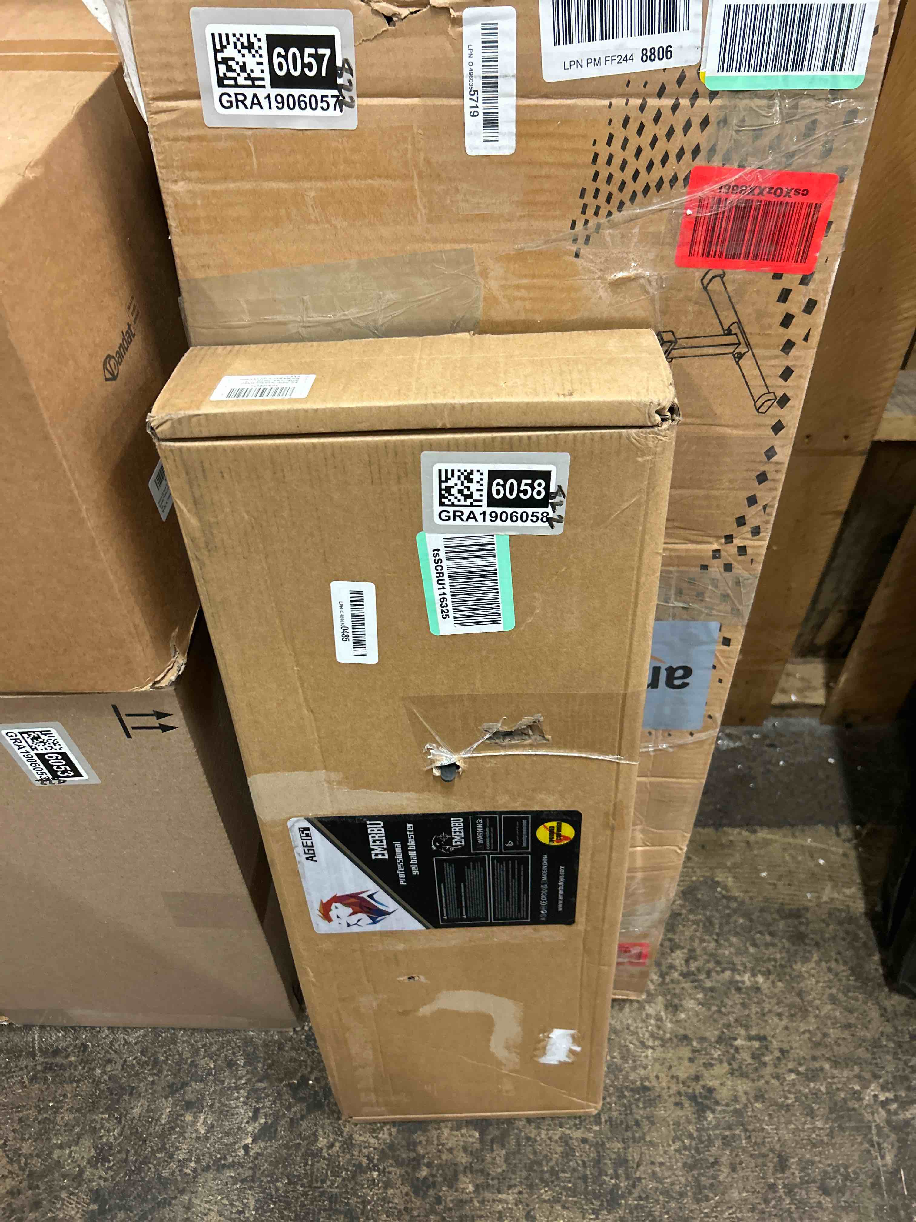 Condition photo showing New/Like New for emerbu pro-grade gel splatter ball blaster ak74m upgraded by emerbu - metal and nylon body - 11.1v high power - metal gearset - high speed motor - for ages 15+ adults