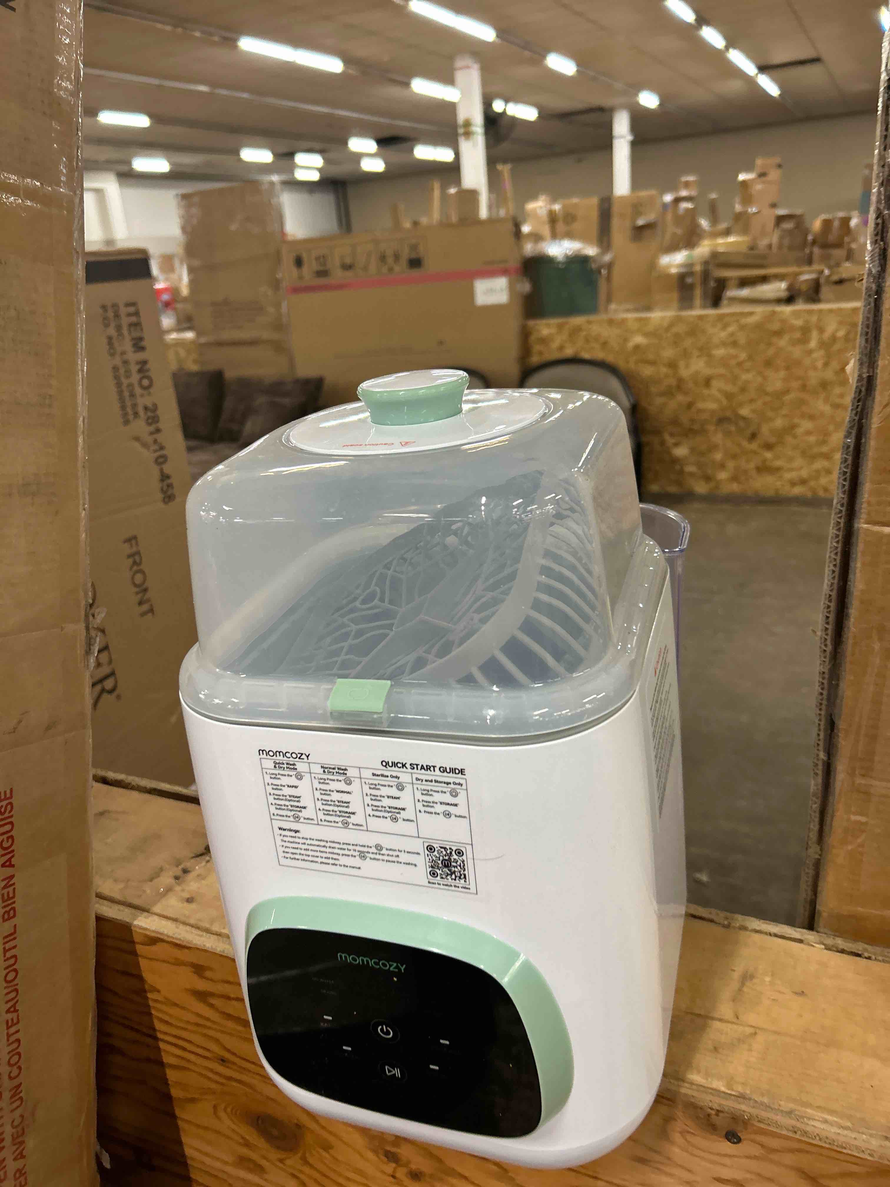 Condition photo showing Good Condition for momcozy kleanpal pro baby bottle washer, sterilizer & dryer - all-in-one cleaning machine for bottles, pump parts & baby essentials - time-saving & effortless care