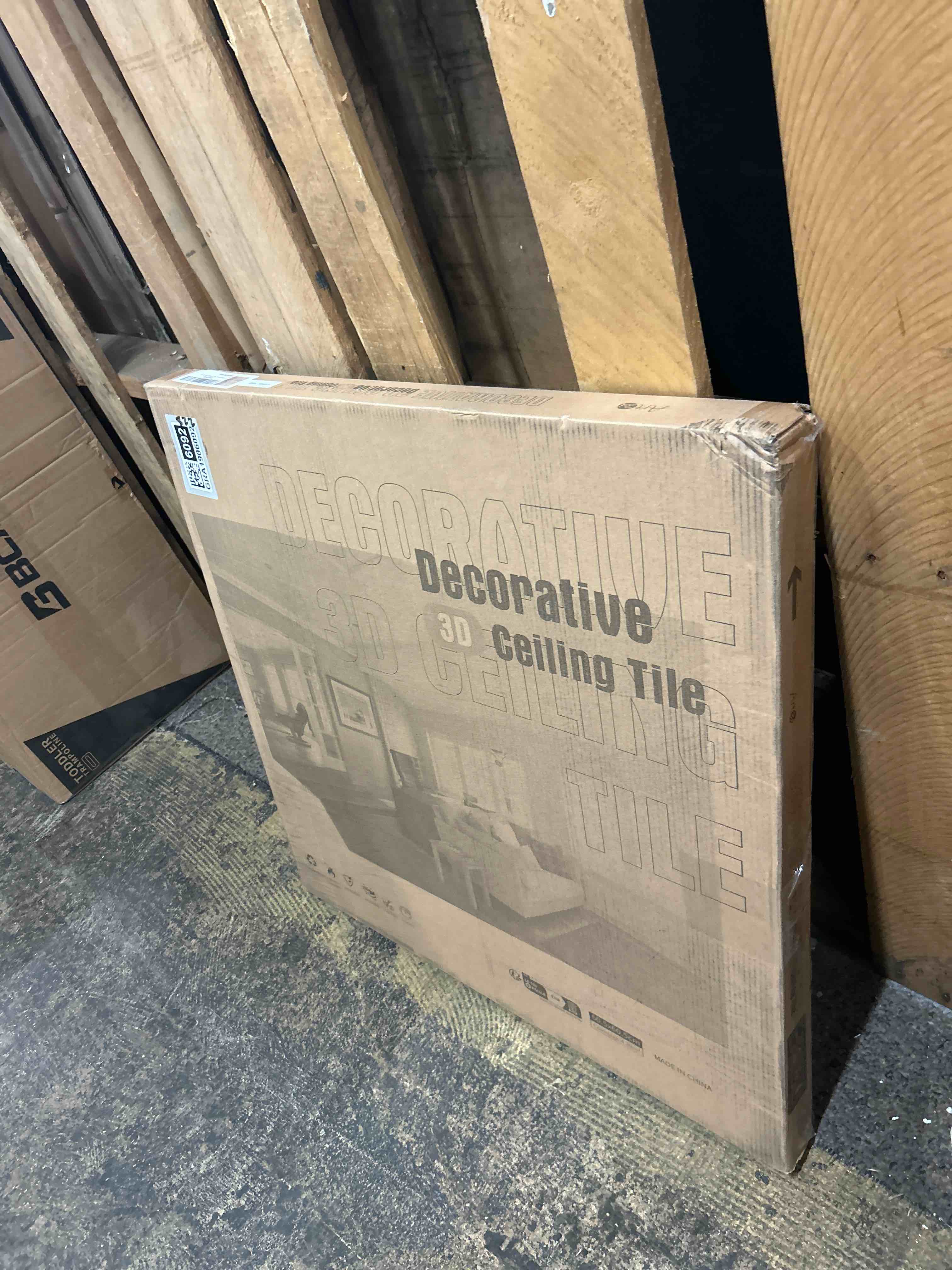 Condition photo showing New/Like New for art3d drop ceiling tiles 24x24 in bronze (12-pack, 48 sq.ft), 3d wainscoting panels glue up 2x2