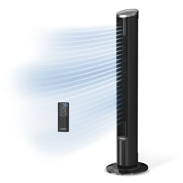 Condition photo showing New/Like New for lasko 42'' oscillating 12-speed dc tower fan with remote