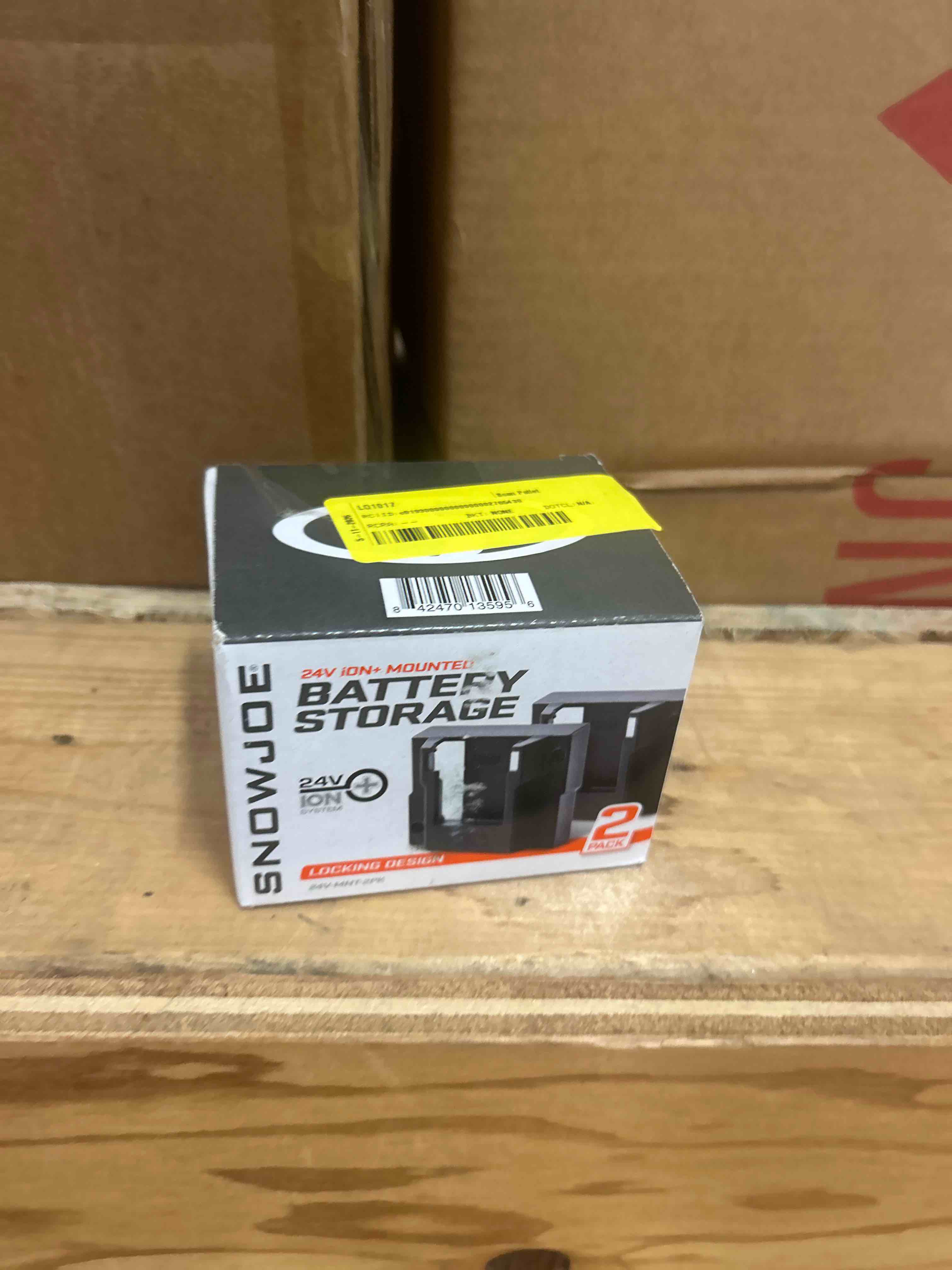 Condition photo showing New/Like New for 24v ionmax cordless wall mount for all ionmax batteries, 2-pk.