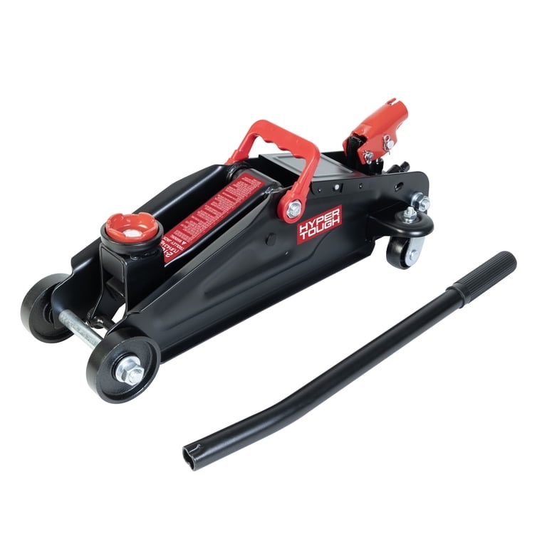 hyper tough t82011w trolley jack, work for sedan and coupe, 2 ton black