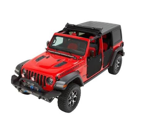 Condition photo showing New/Like New for bestop 5245417 black twill sunrider for hardtop 2018-current jeep wrangler jl & jeep gladiator