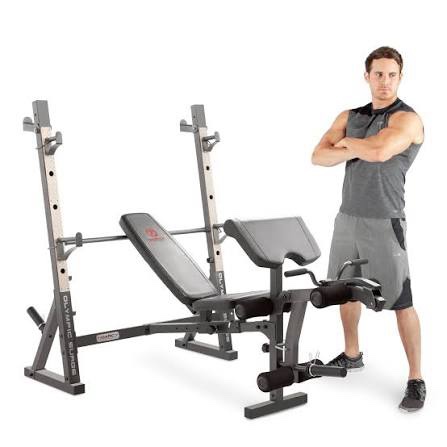 Marcy Olympic Weight Bench for Full-Body Workout MD-857