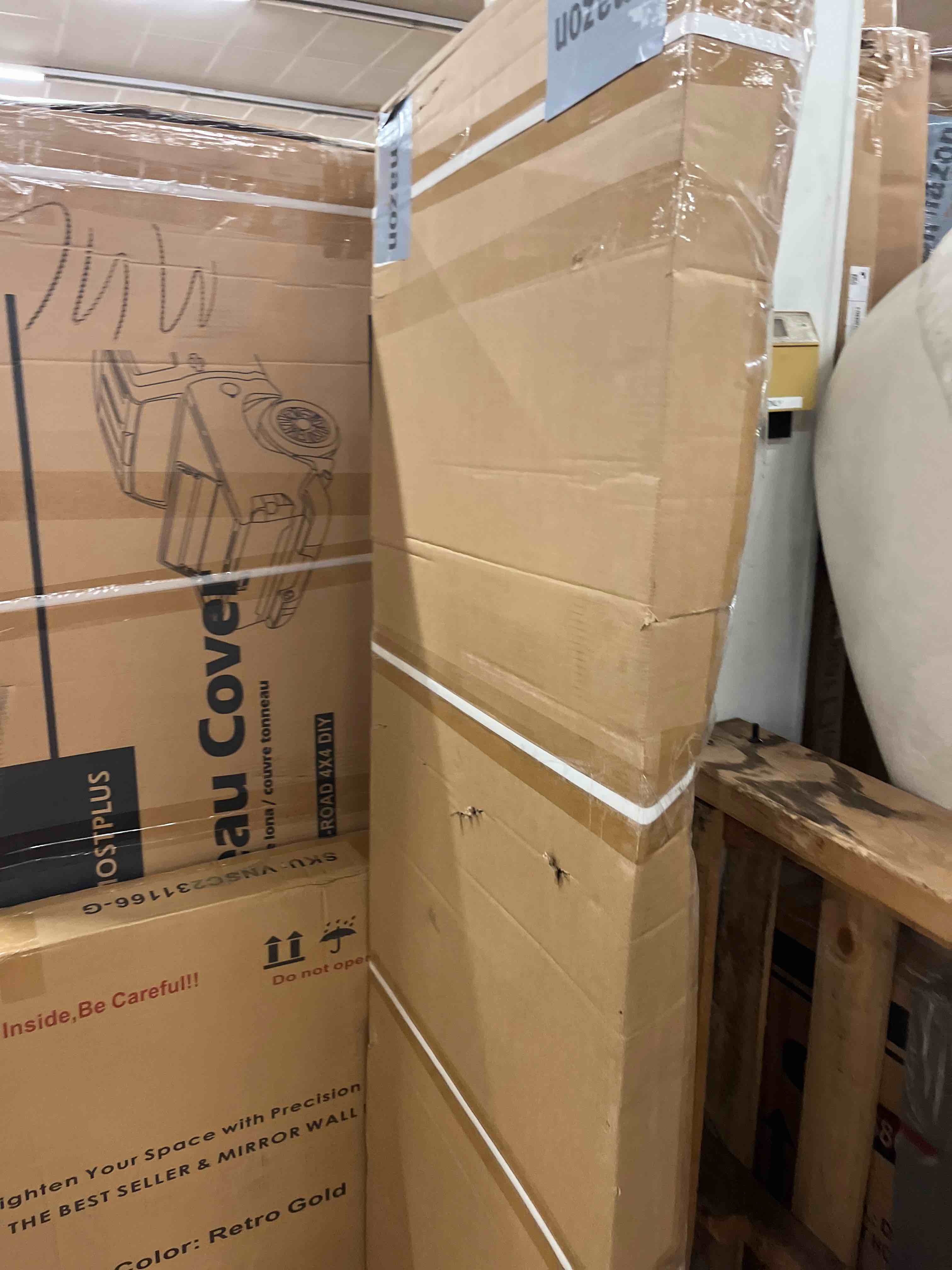 Condition photo showing New/Like New for kd-power f150 5.5ft bed cover compatible with 2015-2026 ford f150 soft tri-fold truck bed tonneau cover