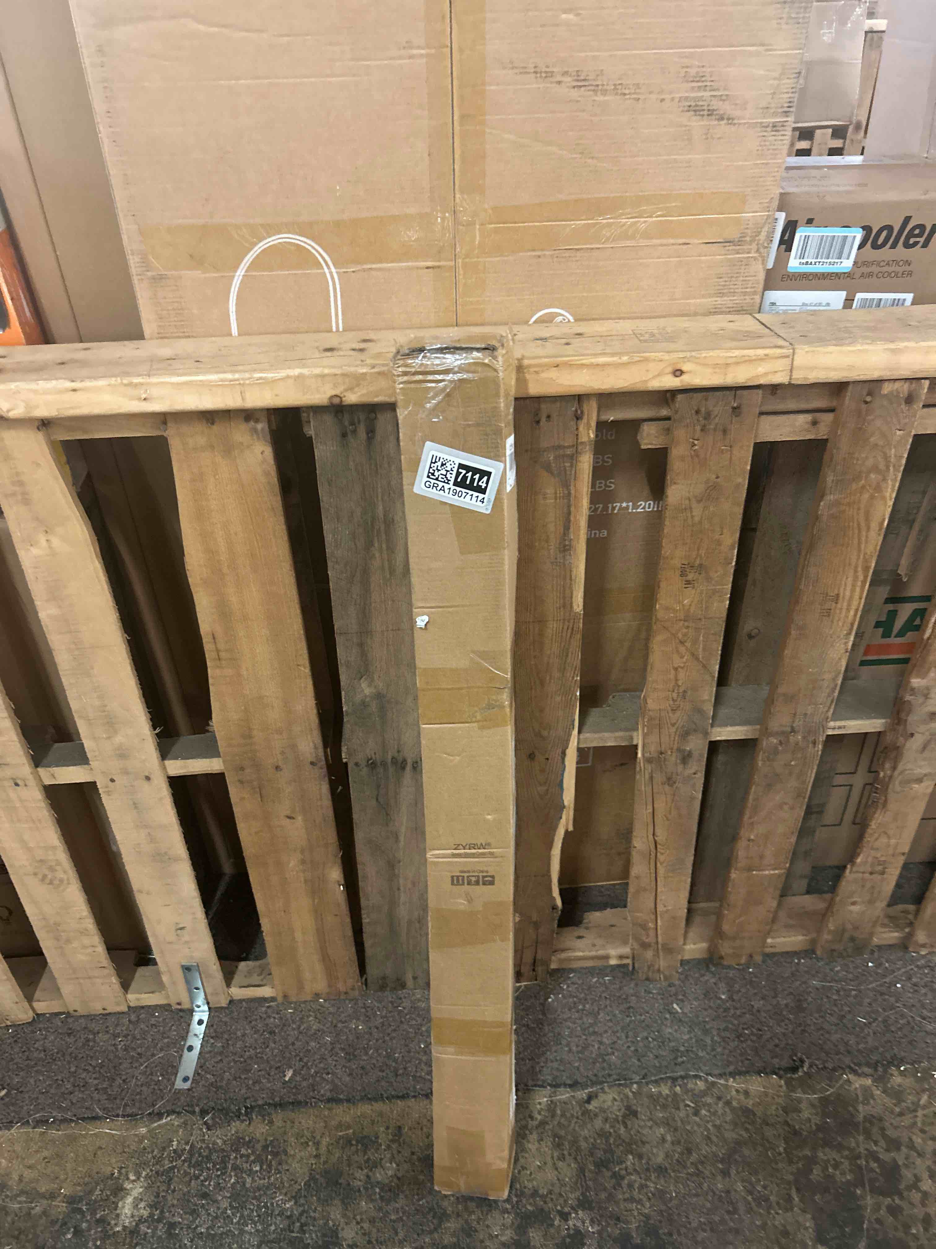 Condition photo showing New/Like New for tension curtain rod 51-165in(4.25-13.75ft), extra long outdoor curtain rod no drilling for window or bathroom patio, adjustable spring shower rod, easy to install never rust, rod diameter 1.26in-black