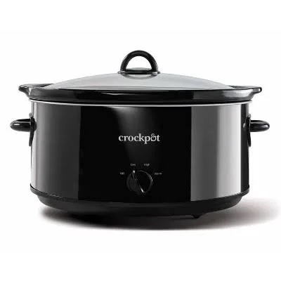 Condition photo showing New/Like New for crock-pot 8qt manual slow cooker black