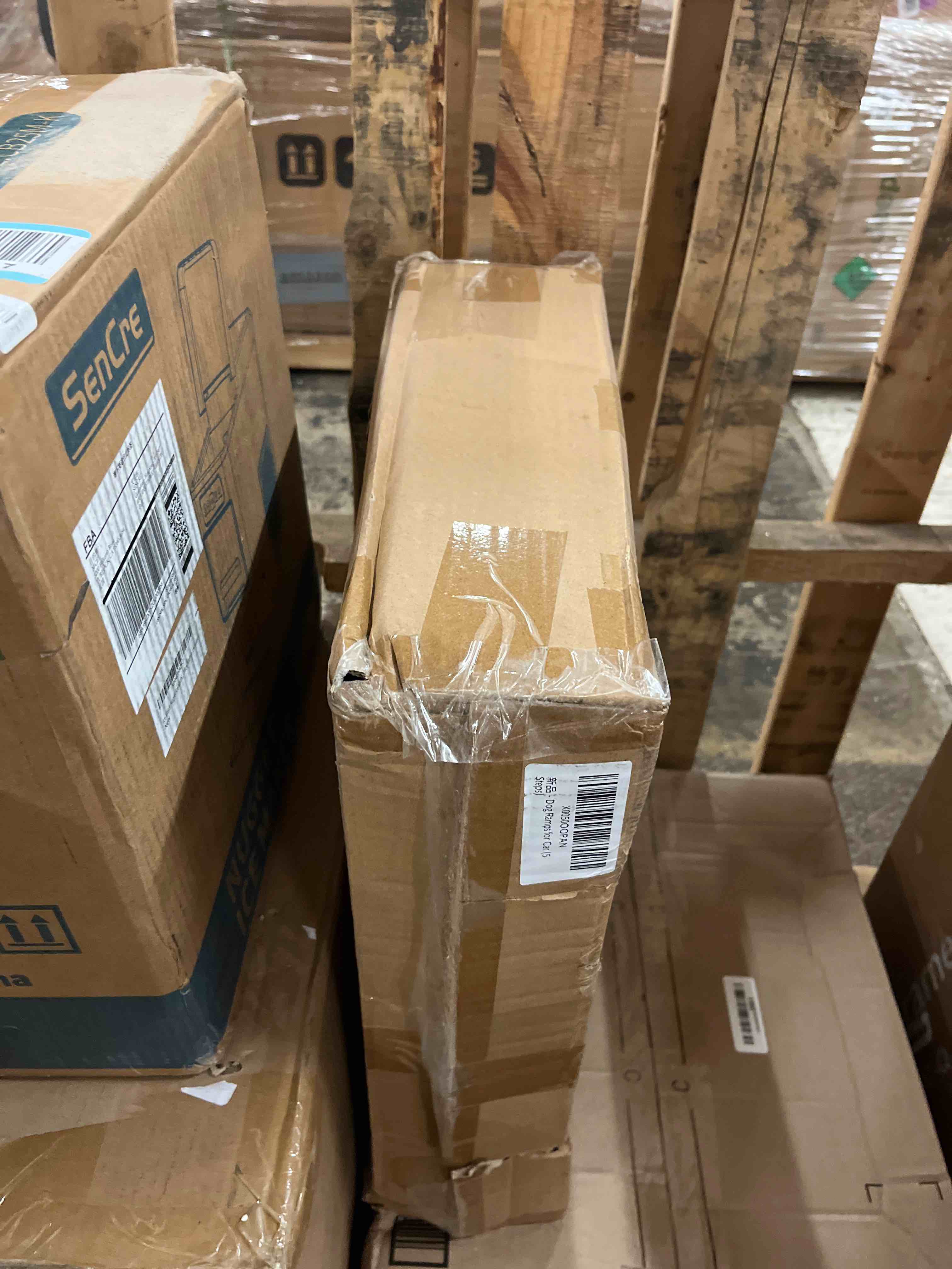 Condition photo showing New/Like New for dog stairs for large dogs,37.4"x 12.8",5 steps foldable dog ramp with non-slip surface,extra wide lightweight pet stairs dogs steps suitable for suv,truck,sofas,high bed,couch,supports up to 110 lbs