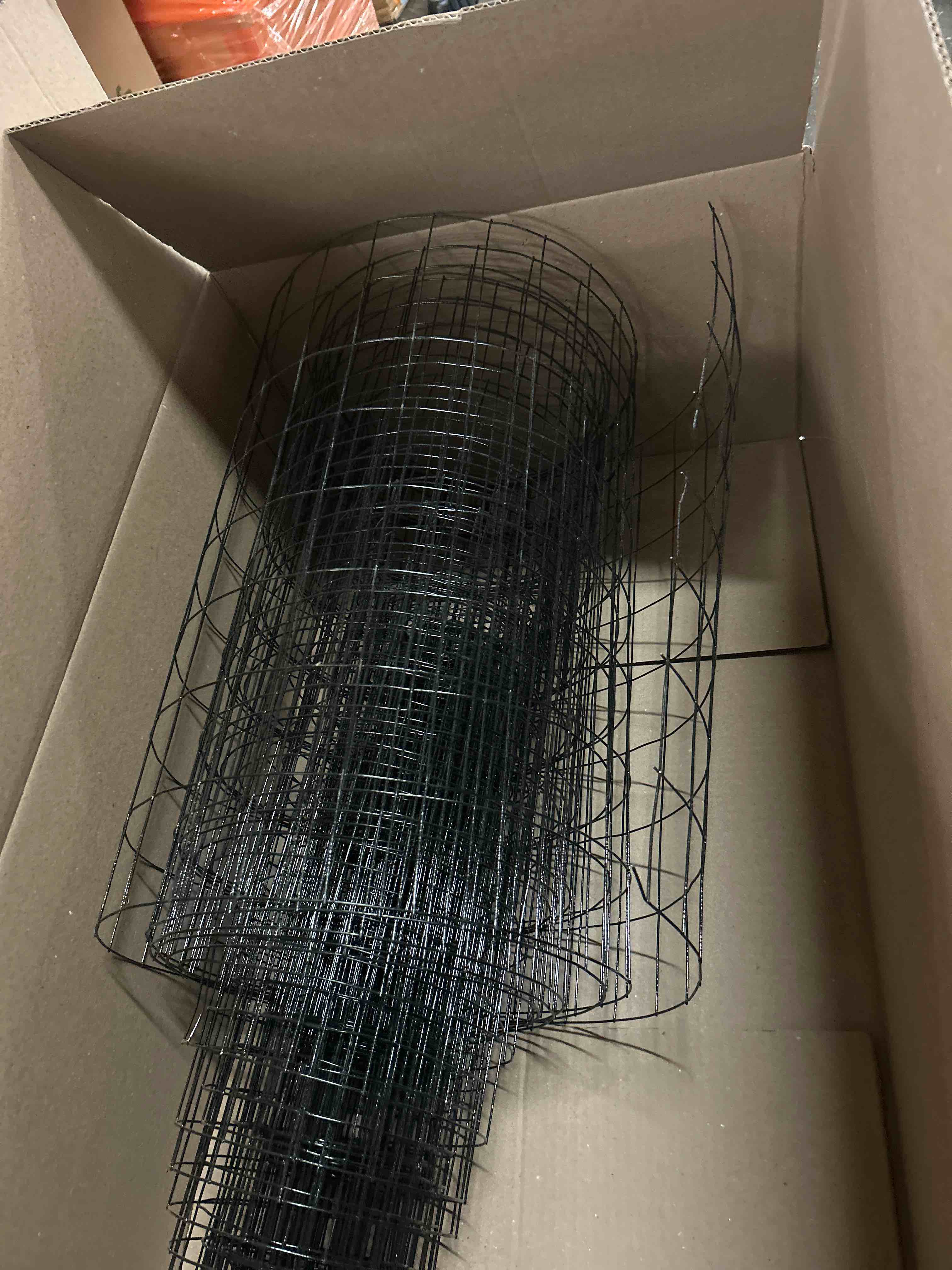 Condition photo showing New/Like New for forehogar black pvc coated welded wire fence 24 inch x 50 foot, 2 inch x 3 inch 16ga, garden border fencing roll vinyl coating metal wire mesh for yard vegetable plant protection poultry netting