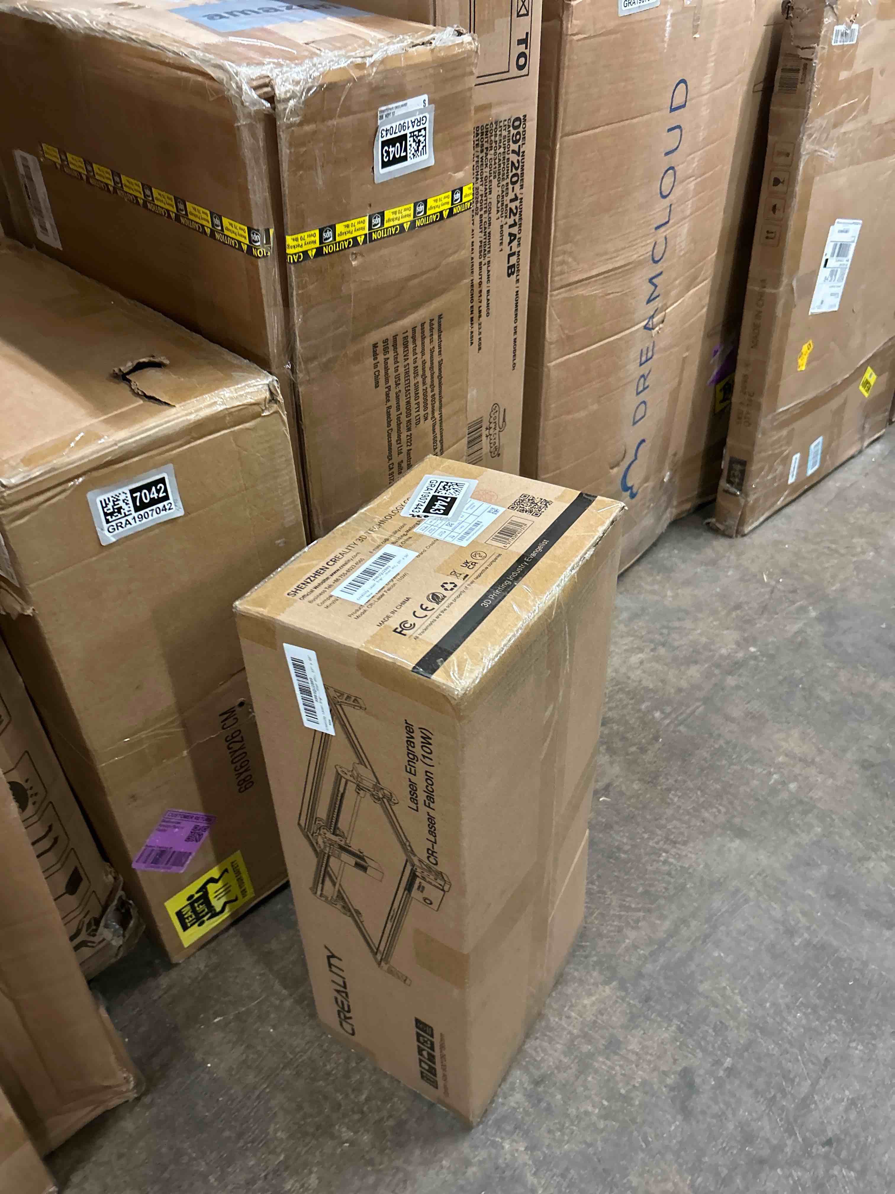 Condition photo showing New/Like New for creality laser engraver machine 10w output power, 72w diy laser engraving machine 0.06mm high precision laser cutter and engraver for wood and metal, paper, acrylic, glass, leather etc, 17" x 16"