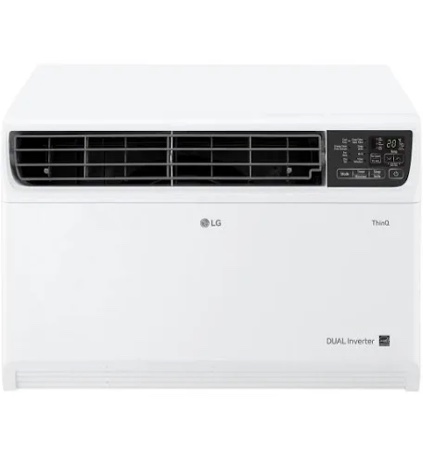 Condition photo showing New/Like New for lg - 14,000 btu smart window air conditioner 700 sq. ft. - white
