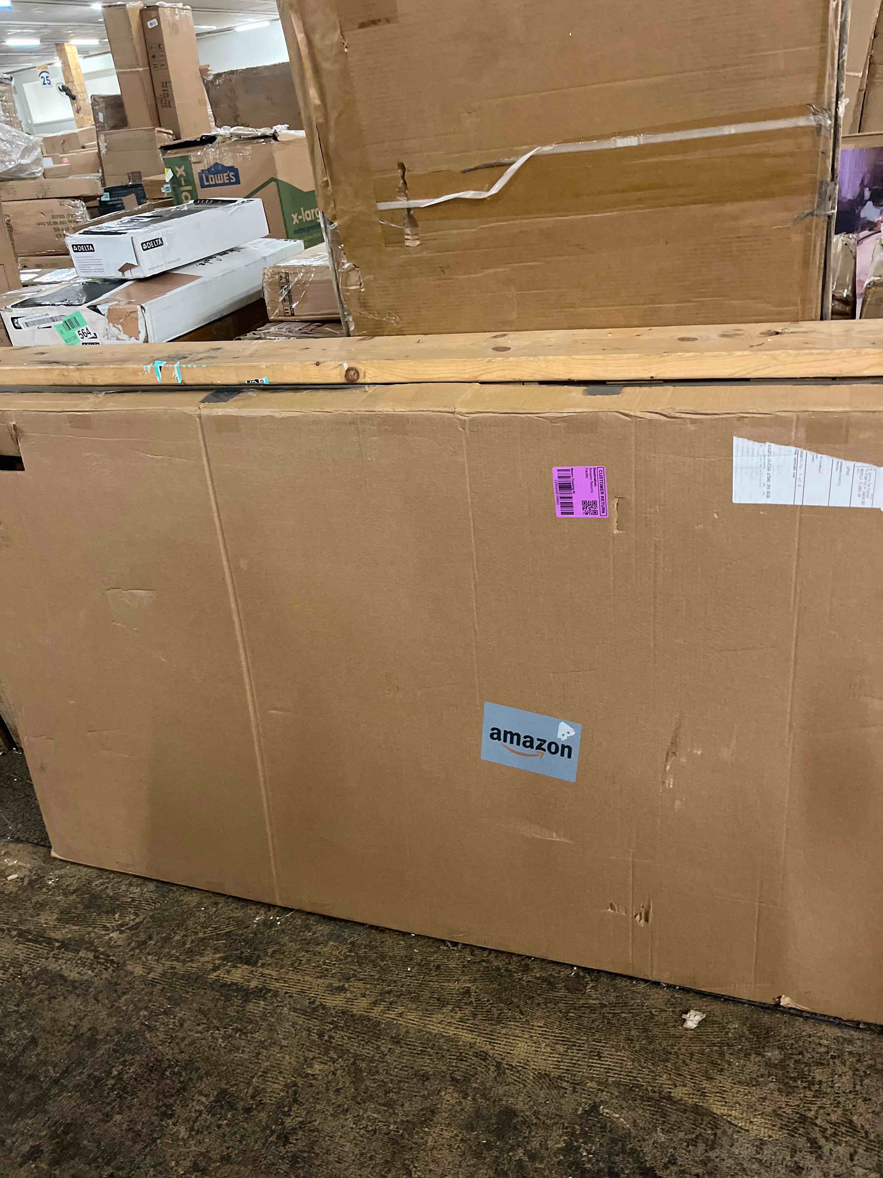 Condition photo showing New/Like New for fdp la madera half moon activity table (36 x 72 inch), standard legs with swivel glides, adjustable height 19-30 inches, modern professional woodgrain laminate tabletop - light gray wood/silver