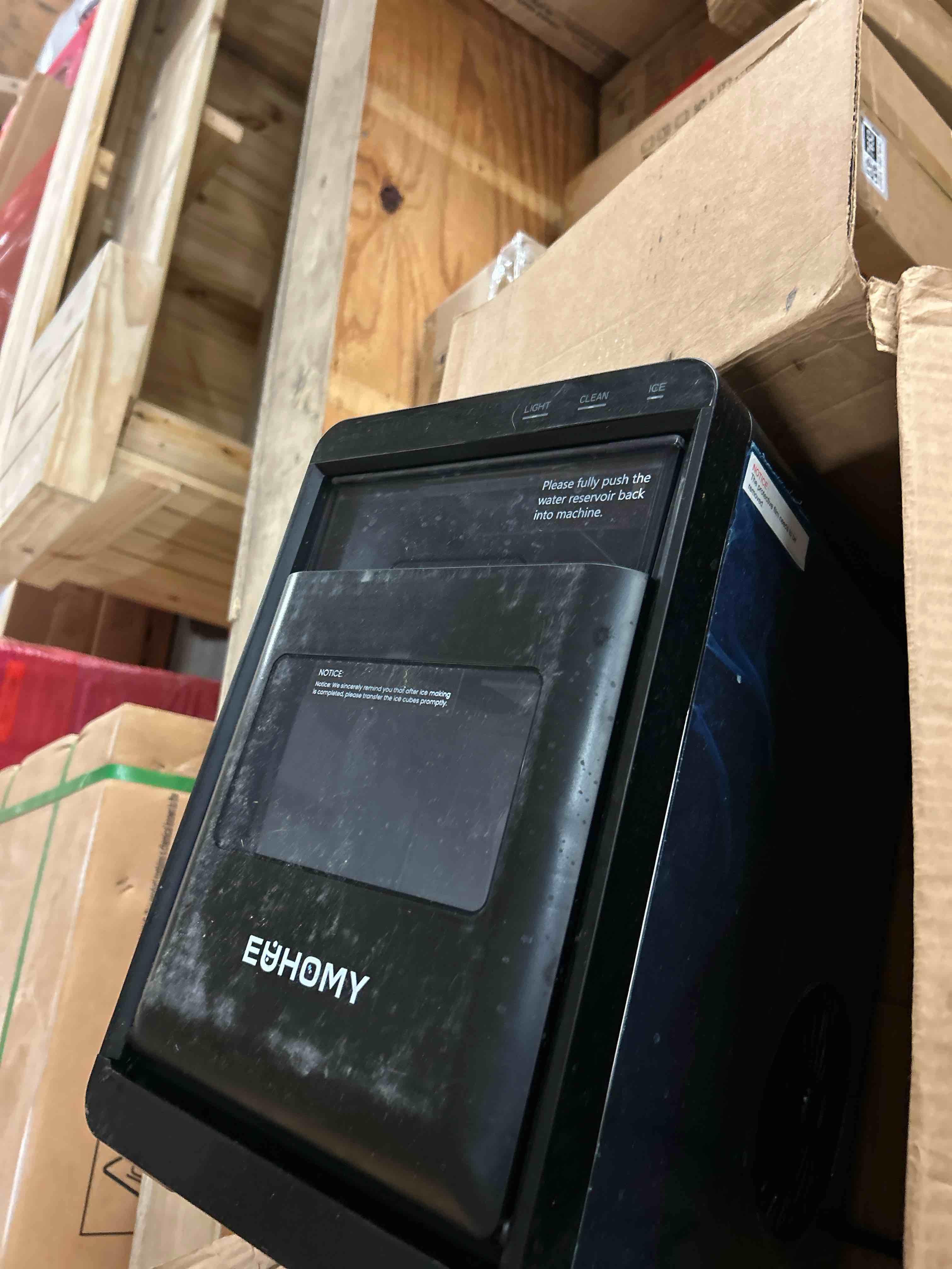 Condition photo showing Good Condition for euhomy nugget ice maker countertop, 40lbs/24h pebble ice maker machine, self-cleaning countertop sonic ice makers with ice scoop&basket, pellet ice maker machine for home/kitchen/office