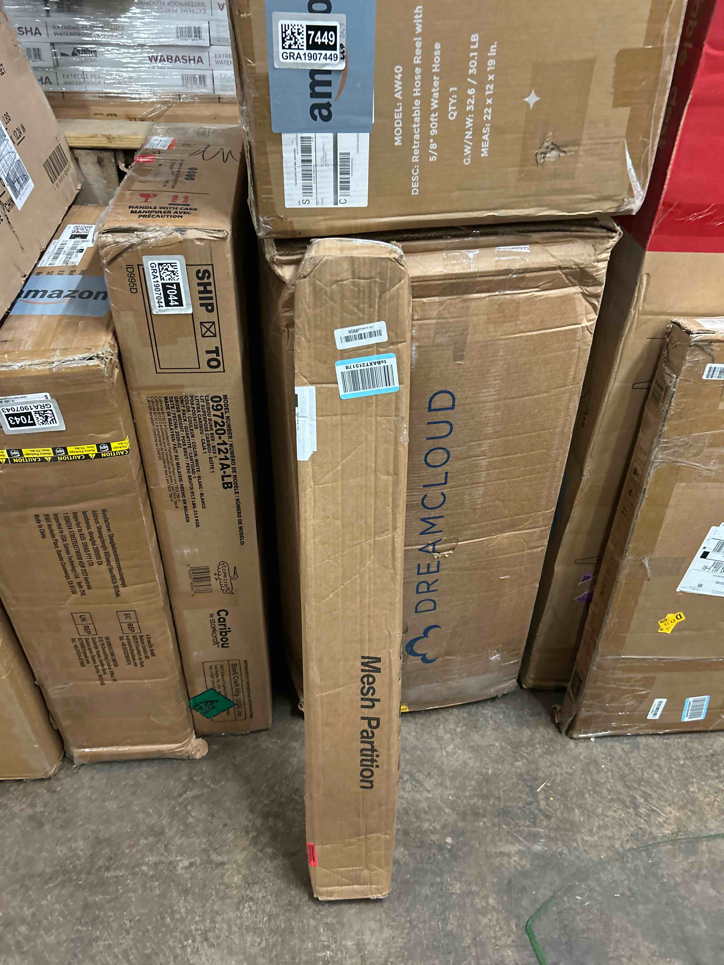 Condition photo showing New/Like New for miumoon 59 inch retractable baby gates 42 inch tall, retractable gate with reinforced strip design to prevent crawling through, 5 ft retractable dog gate for stairs, doorways, hallways, indoor/outdoor