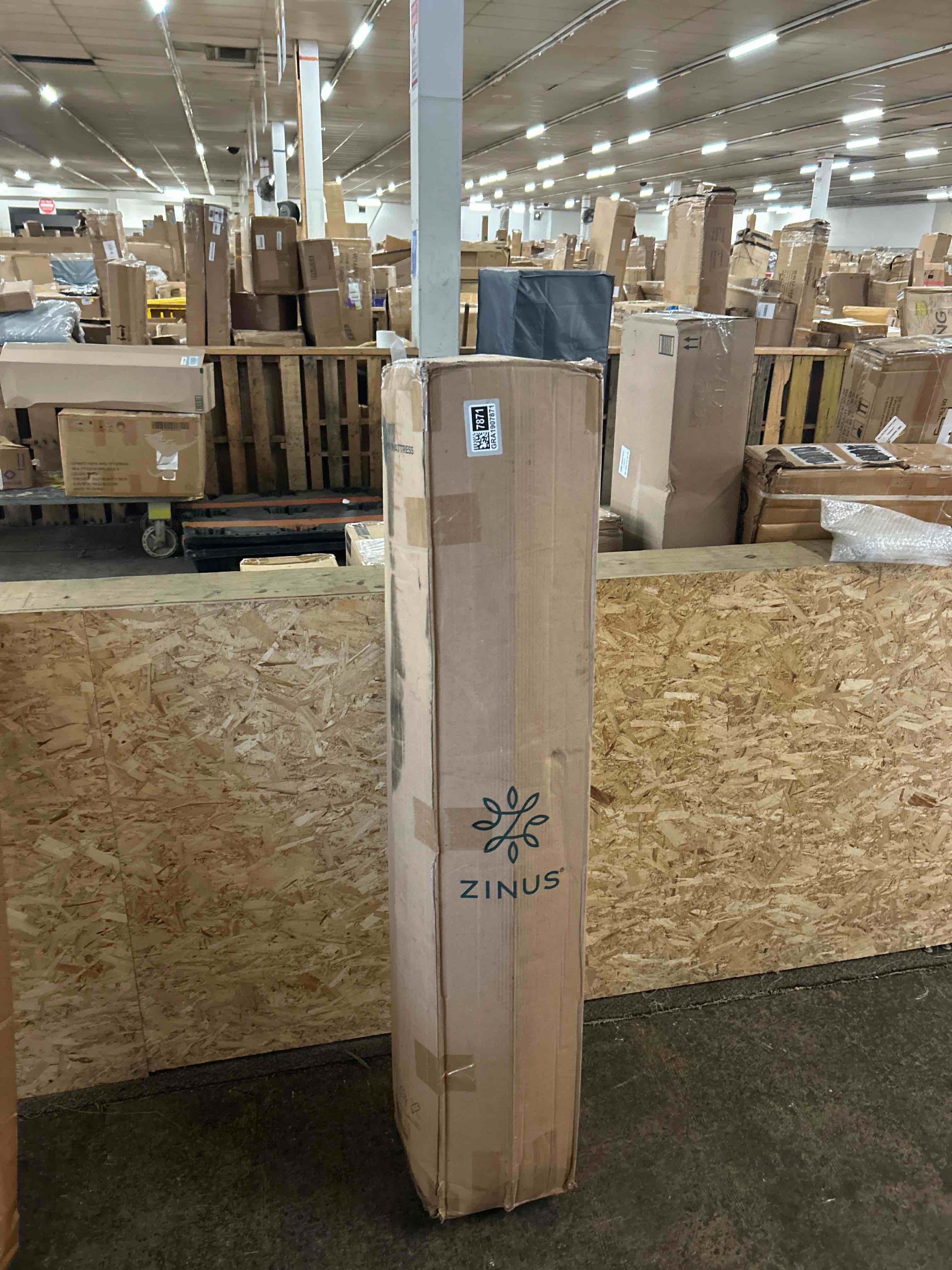 Condition photo showing New/Like New for zinus 10 inch green tea essential memory foam mattress [new version], full, fiberglass free, medium feel, breathable airflow memory foam, certified safe foams & fabric, mattress in a box