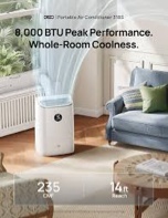 Condition photo showing New/Like New for dreo portable air conditioners, 8000 btu ashrae (5000 btu doe) smart ac unit for bedroom with drainage-free cooling, 45db quiet, app/voice/remote, portable ac for room indoors, ac318s