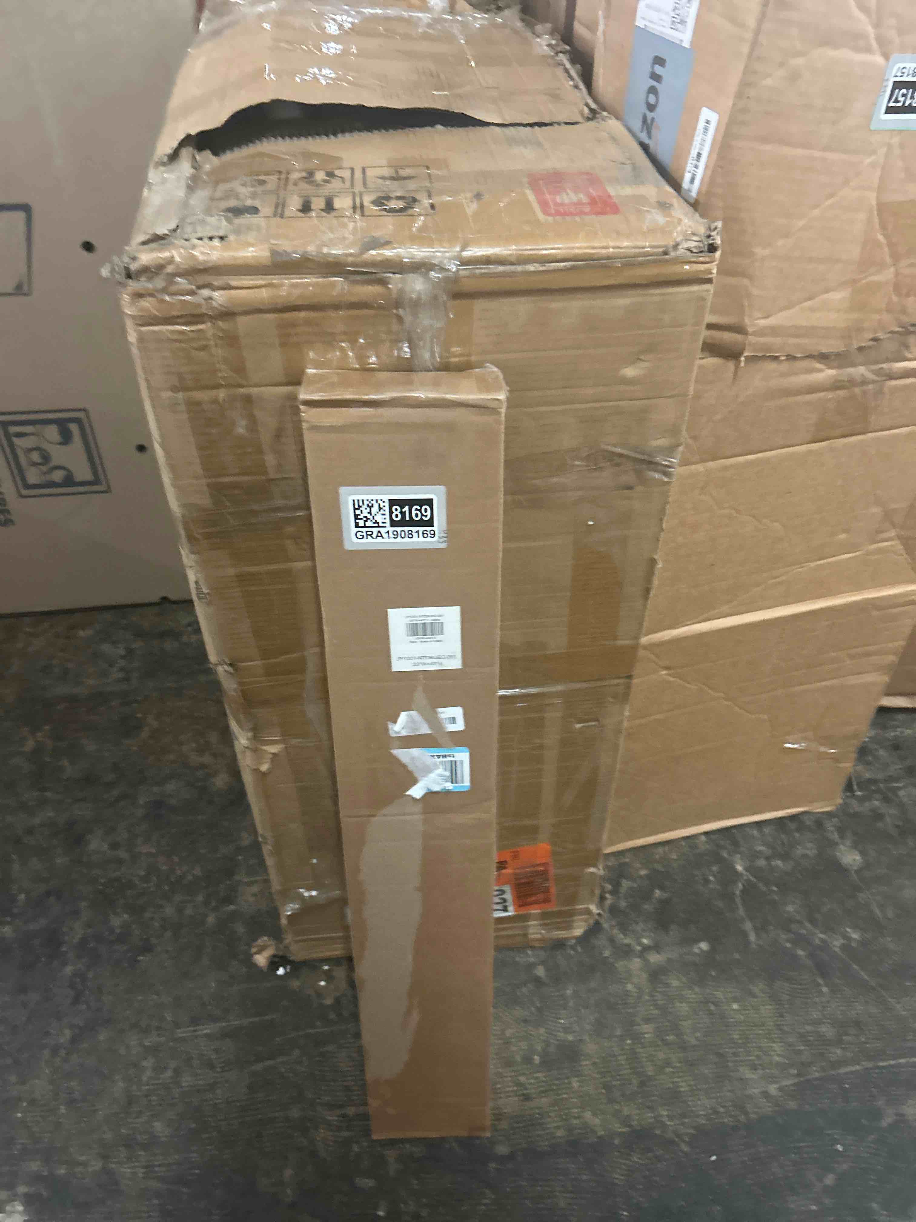 Condition photo showing New/Like New for lazblinds no drill cordless cellular shades, 33" w x 48" h, beige | top down bottom up (tdbu) honeycomb shades for home, blackout light blocking thermal insulation blinds for windows
