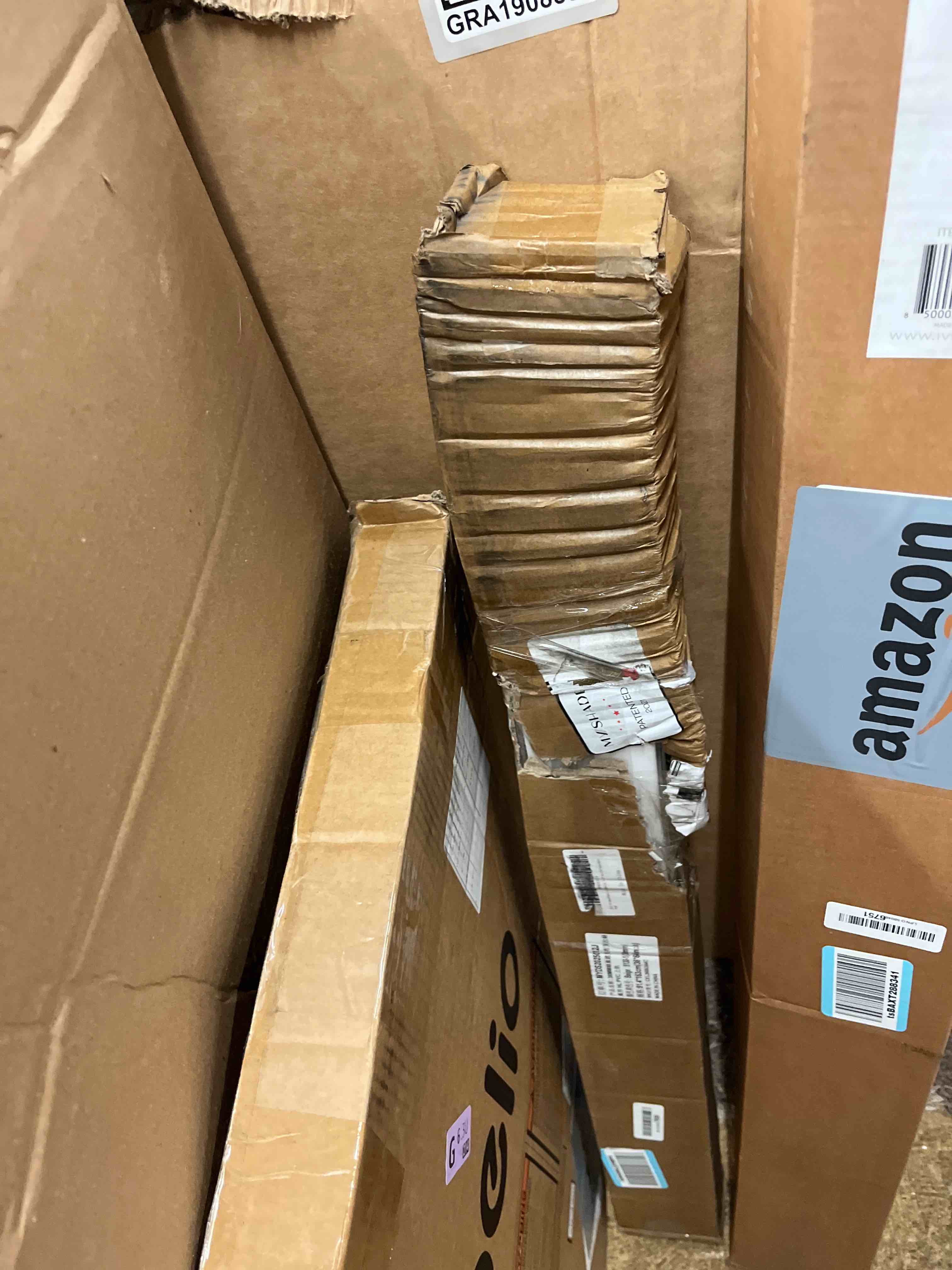 Condition photo showing New/Like New for cordless blackout cellular shades for windows, honeycomb window shades with thermal insulation, child & pet safe room darkening shade, easy install, 36" w x 64" h, beige