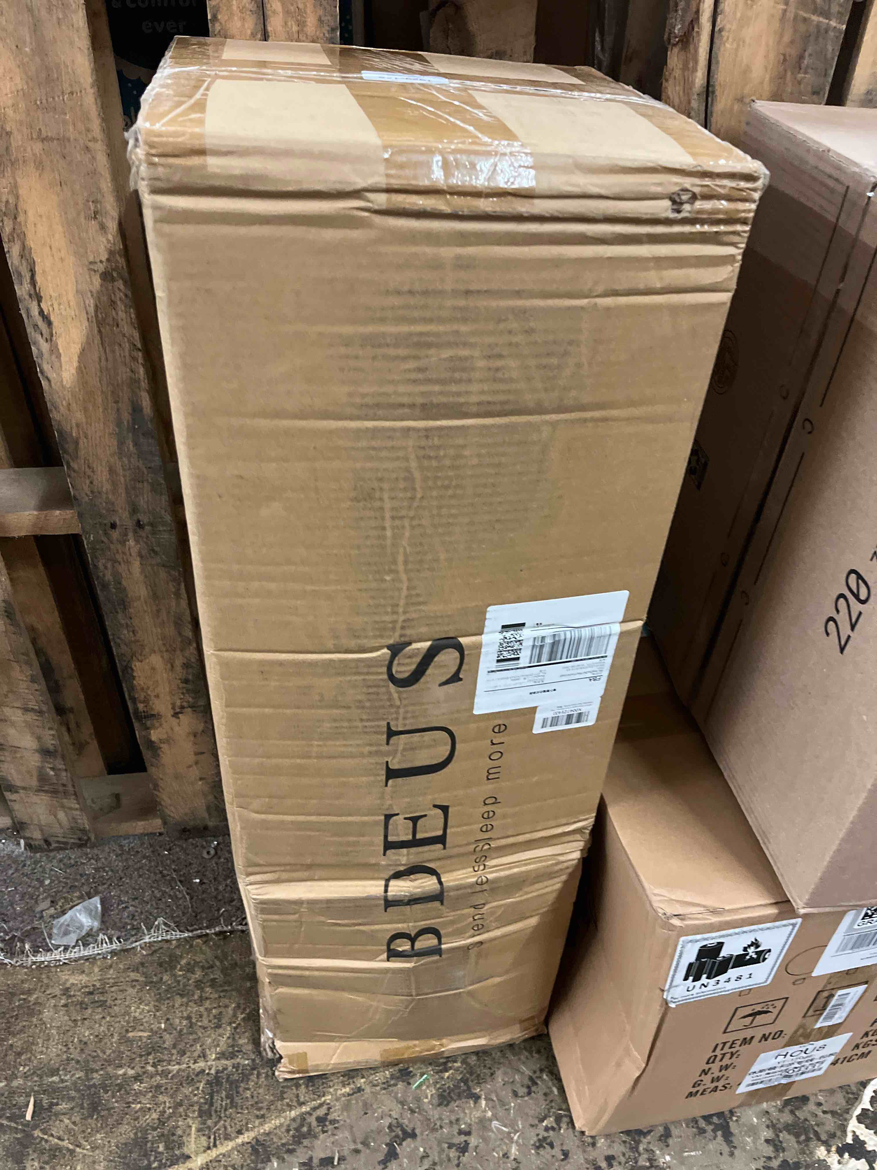 Condition photo showing New/Like New for bdeus dual layer 5 inch memory foam mattress topper king size, 2 inch gel memory foam plus 3 inch 1450 gsm down alternative quilted pillow top mattress pad cover,white