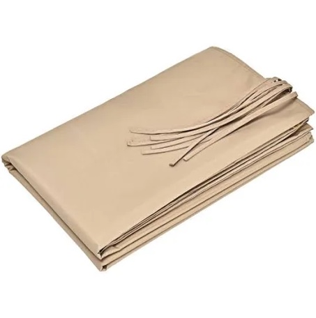 Condition photo showing New/Like New for outdoor canopy shade cover with copper grommets & 4 straps , op70644