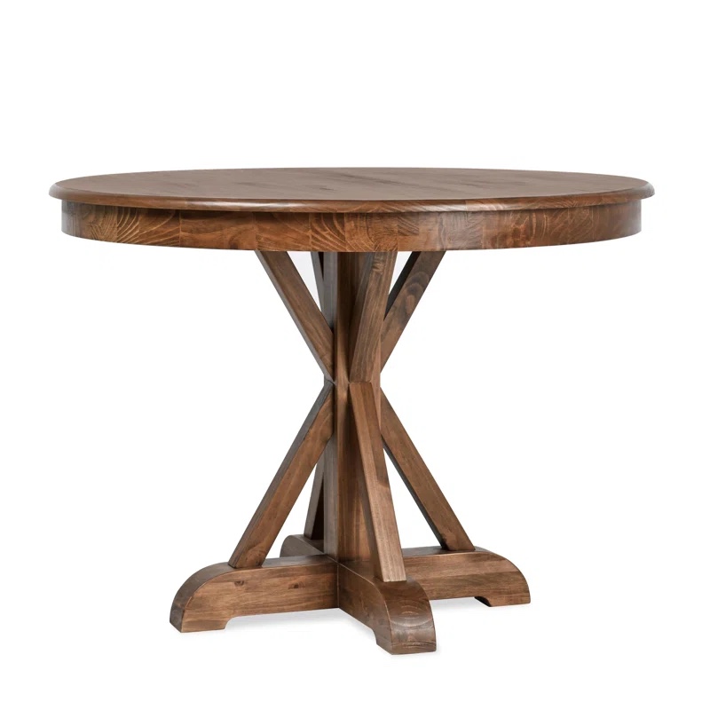 Maxwell Round 42'' Solid Wood Dining Table