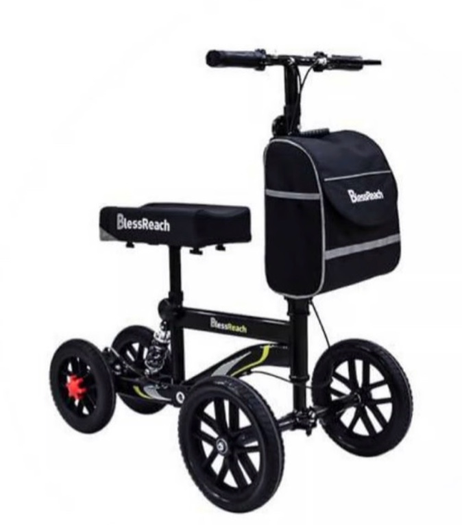 blessreach steerable knee walker scooter wb-2202t all terrain ( one in stock is purple)