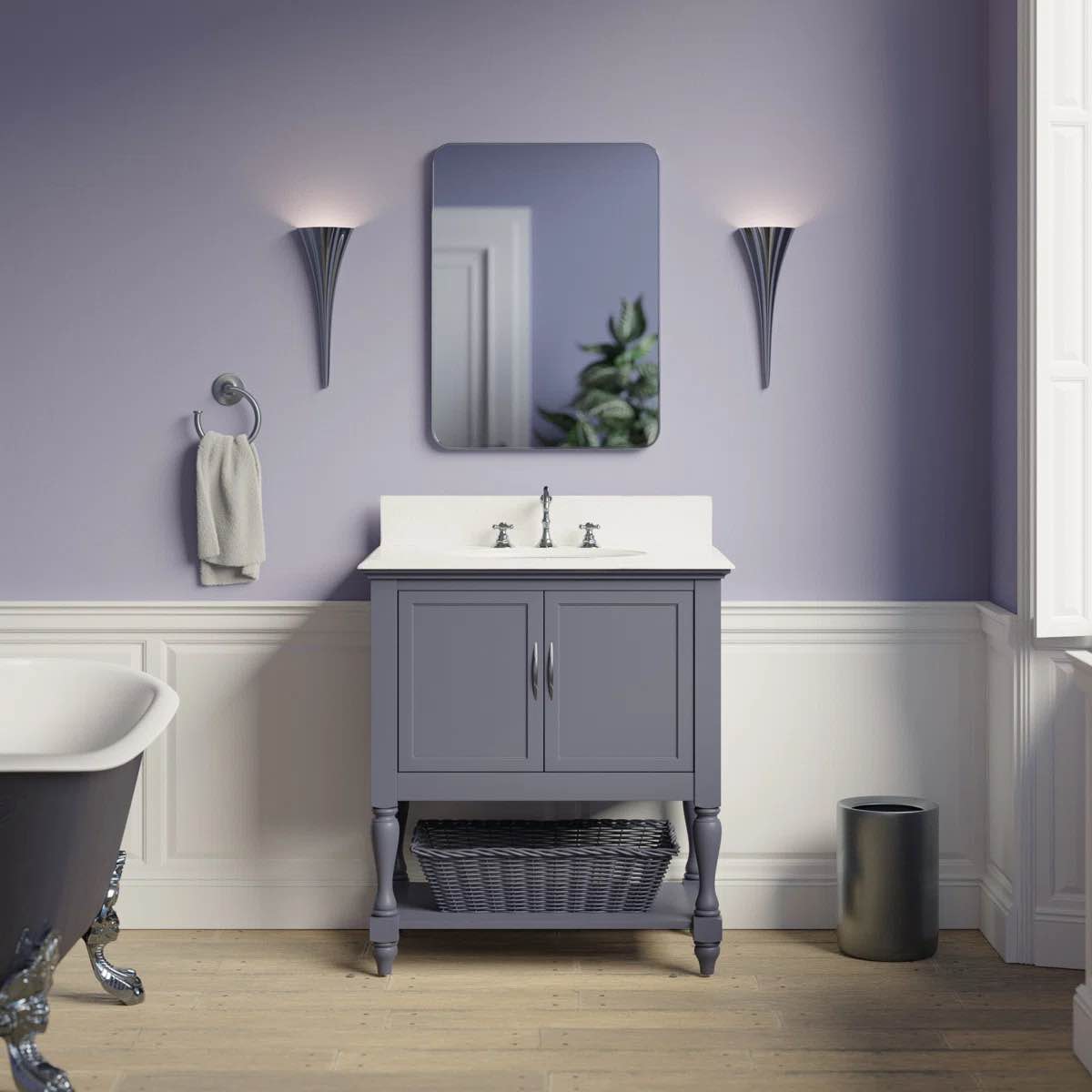 Hampton 30'' Single Bathroom Vanity with Top By Birch Lane™