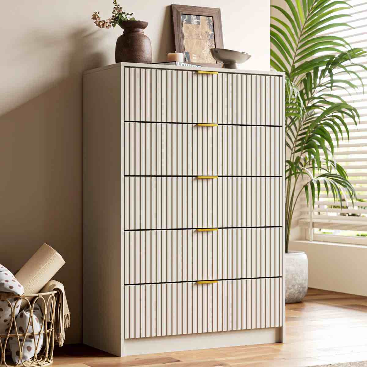 5 - Drawer Dresser, 47.2" H By Ebern Designs
