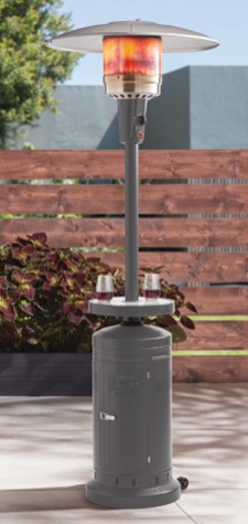 member's mark 50,000 btu patio heater with led table