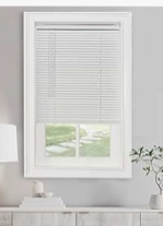 Achim GII Morningstar Indoor Cordless Vinyl Light Filtering Window Mini Blind  Pearl White  64  L x 32  W