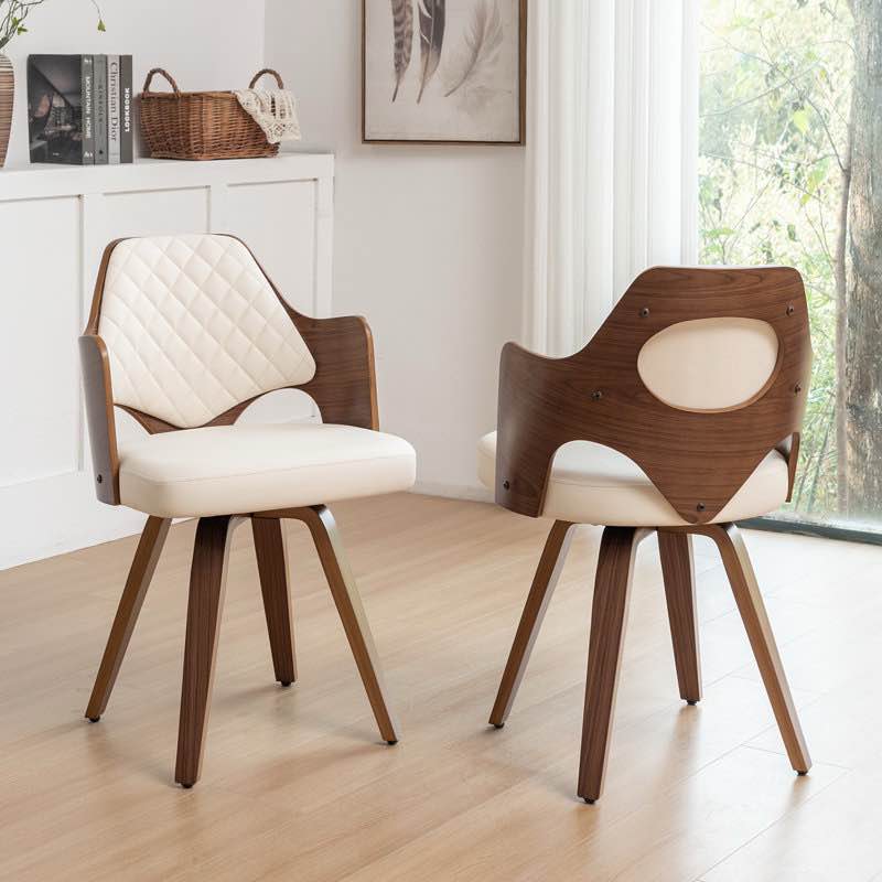 Khloemae Swivel Dining Chair (Set of 2) 
