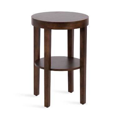 Kate and Laurel Talcott Round Wood Side Table