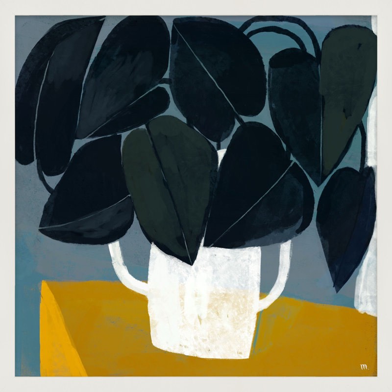 Plant " Summer Interior 1 " by StudioM Painting Print By AllModern