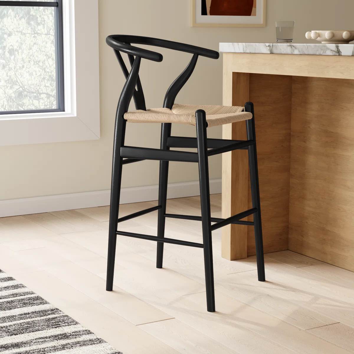 Fairbanks Solid Wood Stool