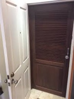 Half Louver 1-Panel Wood Single Prehung Door Wayfair
