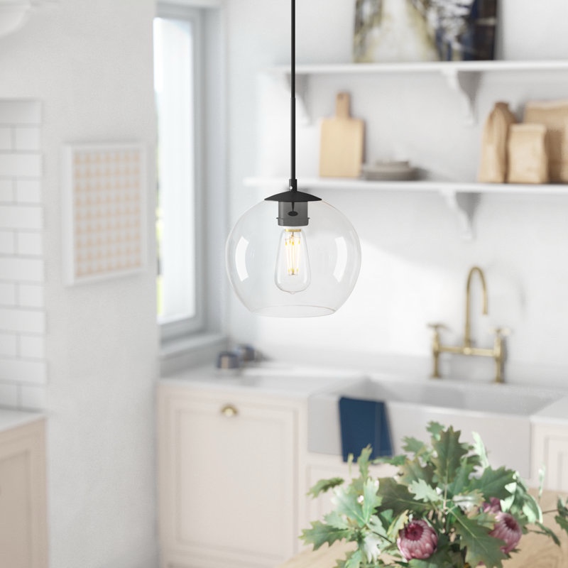 snead 1 - light single globe pendant