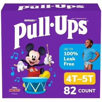Pull-Ups Boys' Potty Training Pants, 4T-5T (38-50 lbs), 99 Count (3 Packs of 33)