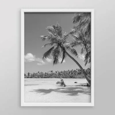 MCS Museum Poster Frame, White Woodgrain, 18 x 24 in, Single