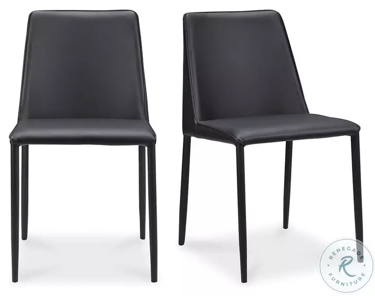 Nora Black Dining Chair Set Of 2