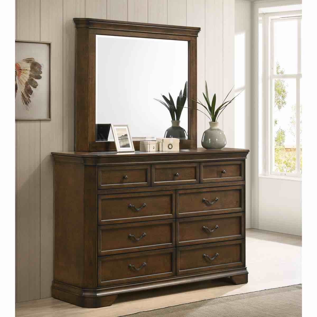 Ailany 9 Drawer 59.5'' W with Mirror