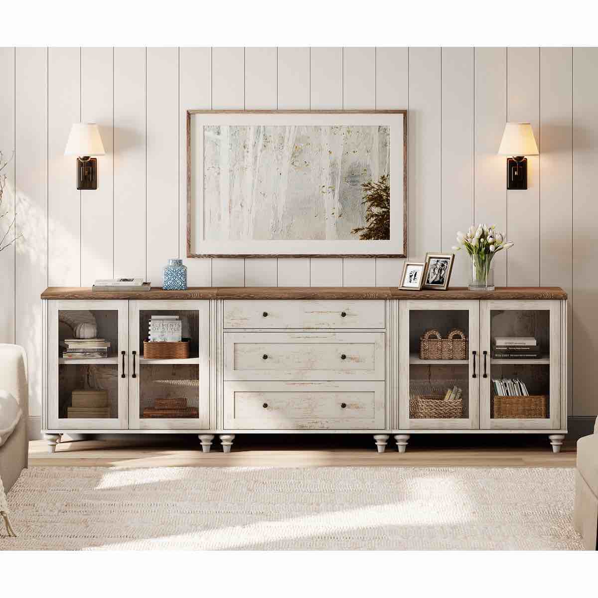 Scarlett 3-In-1 TV Stand for TV's up to 85"