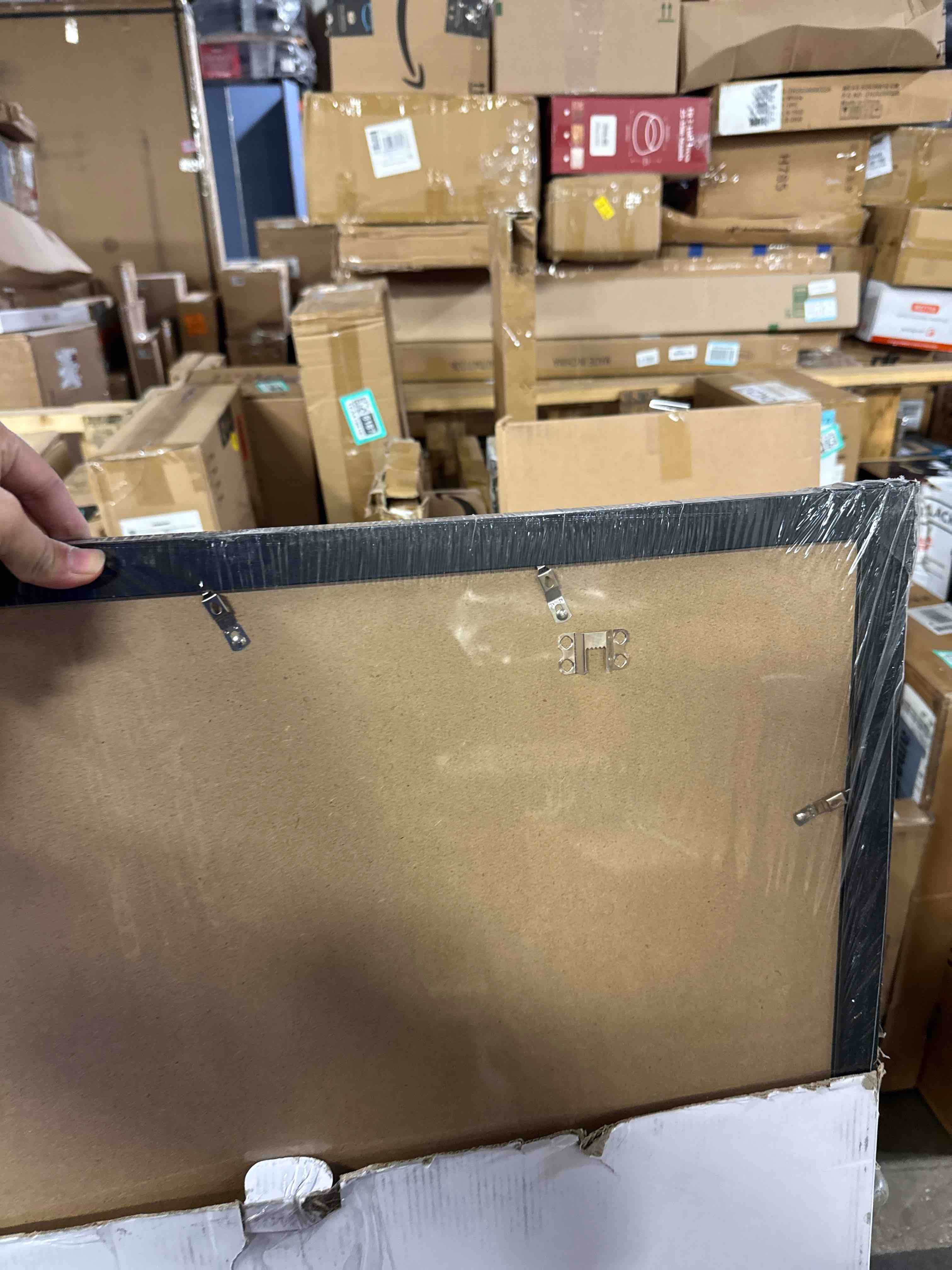 Condition photo showing New/Like New for PEALSN 24x36 Poster Frame, Display Pictures 20 x 30 with Mat or 24 x 36 Without Mat, Poster Frames 24 x 36 inches for Wall Mounting Display, Black. Black 24x36