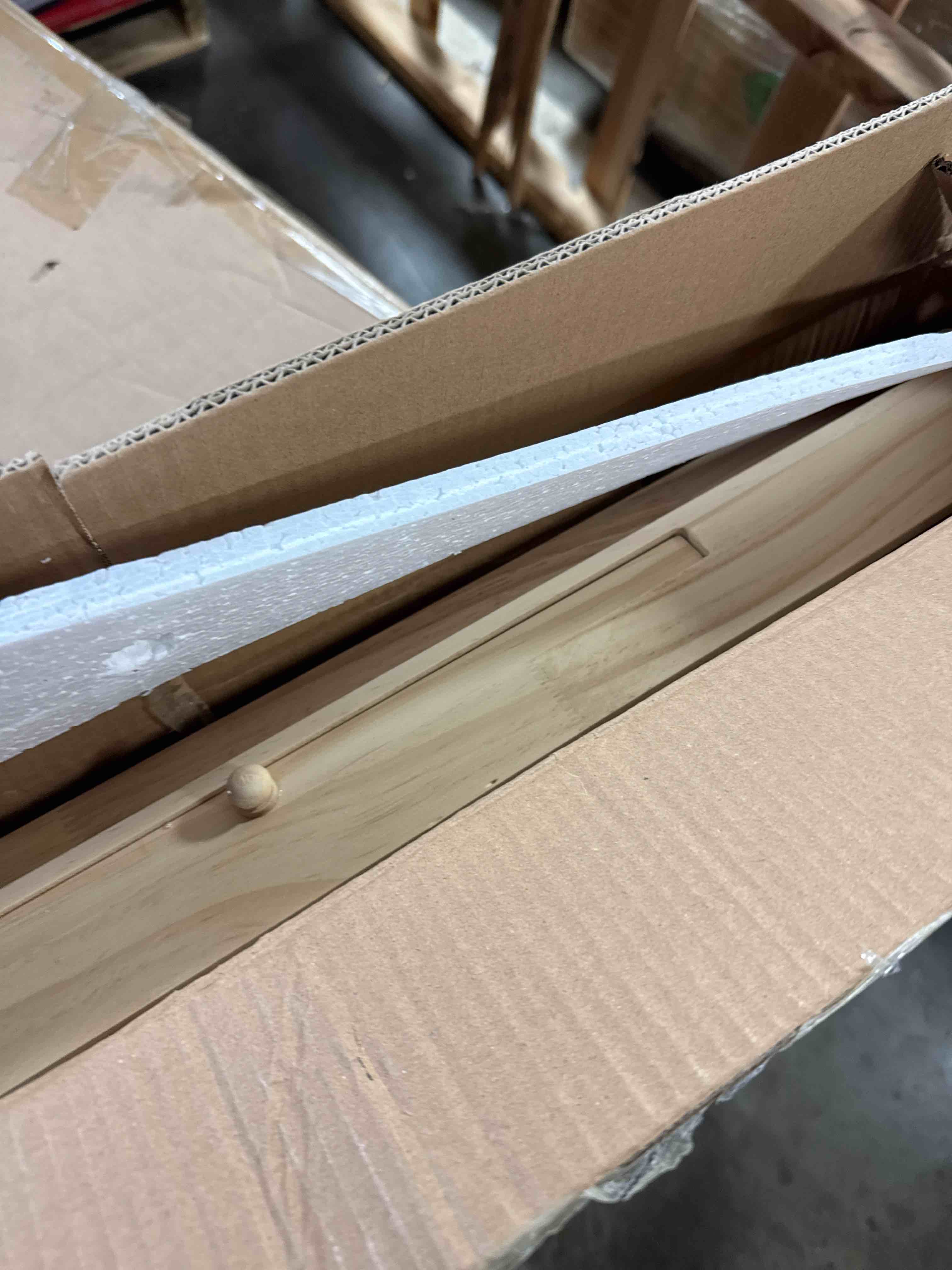 Condition photo showing New/Like New for TEAKMAMA Puzzle Table 27.6" H Tall 1500 Pieces Puzzle Board with Drawers, 34.2" x 26.5" Wood Folding Jigsaw Table with Legs and Cover, Jigsaw Board for Adults, Nature